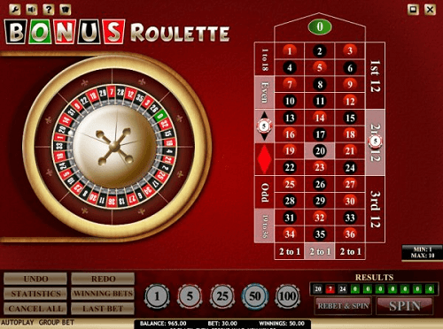 bonus roulette review and rating